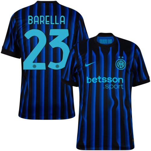 Inter Milan Hemmatröja Barella 23 2025–2026 Inter Milan Hemmatröja Barella 23 2025–2026